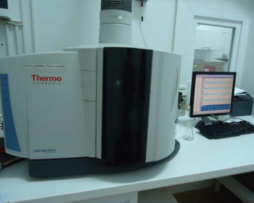 ICP-OES Индуктивно куплована плазма са оптичком емисионом спектрометријом:  Thermo Scientific iCAP 6500 Duo ICP